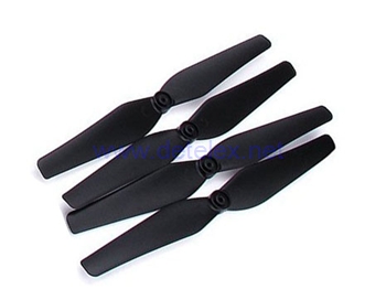 Wltoys Q696 Wl Tech Q696-A Q696-D Q696-E drone spare parts main blades (Black) - Click Image to Close